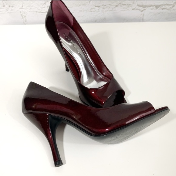 BCBGeneration Shoes - Red  patent leather BCBGeneration peep toe heels
